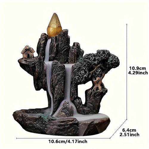 Incensario Cascada de Humo — Backflow Zen 🌫️