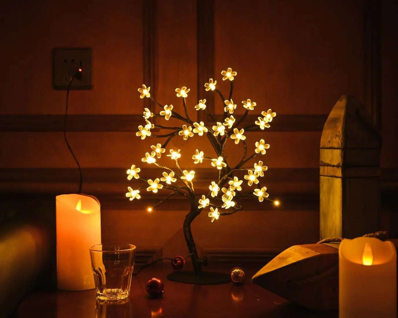 Lámpara Árbol de Cerezo Sakura LED 🌸